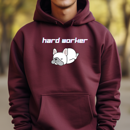 Hard Worker Frenchie Unisex Hoodie