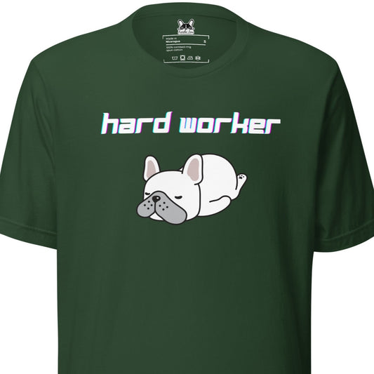 Hard Worker Frenchie Short Sleeve T-shirt