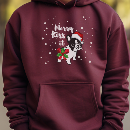 Merry Kiss It Unisex Hoodie