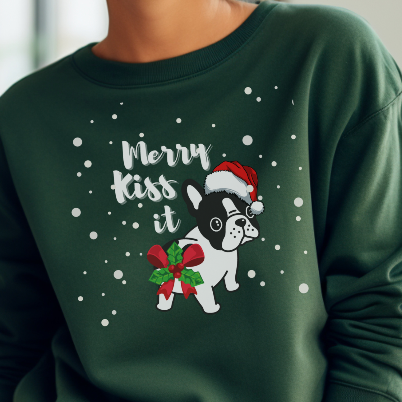 Merry Kiss It Unisex Premium Sweatshirt