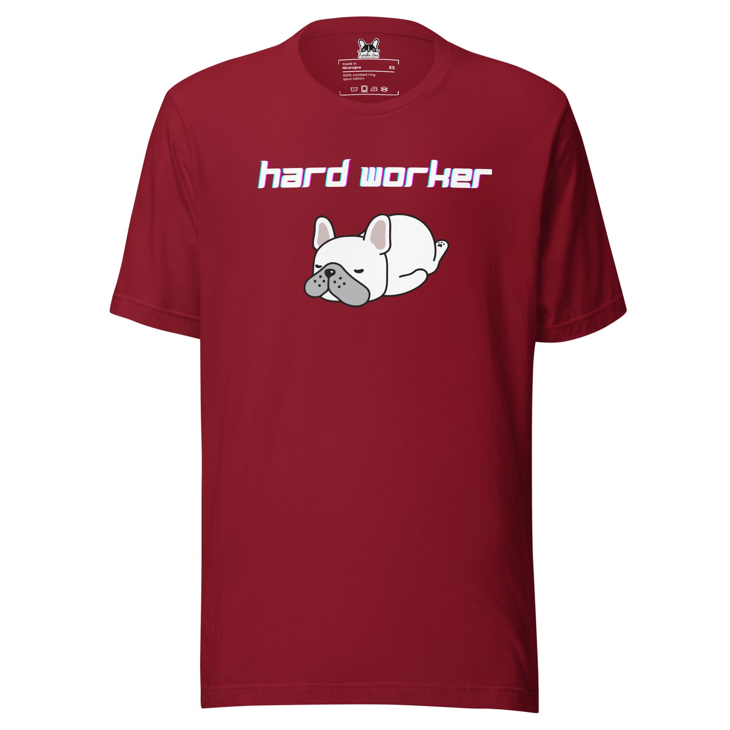 Hard Worker Frenchie Short Sleeve T-shirt