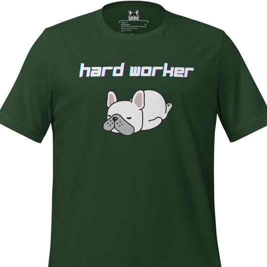 Hard Worker Frenchie Short Sleeve T-shirt